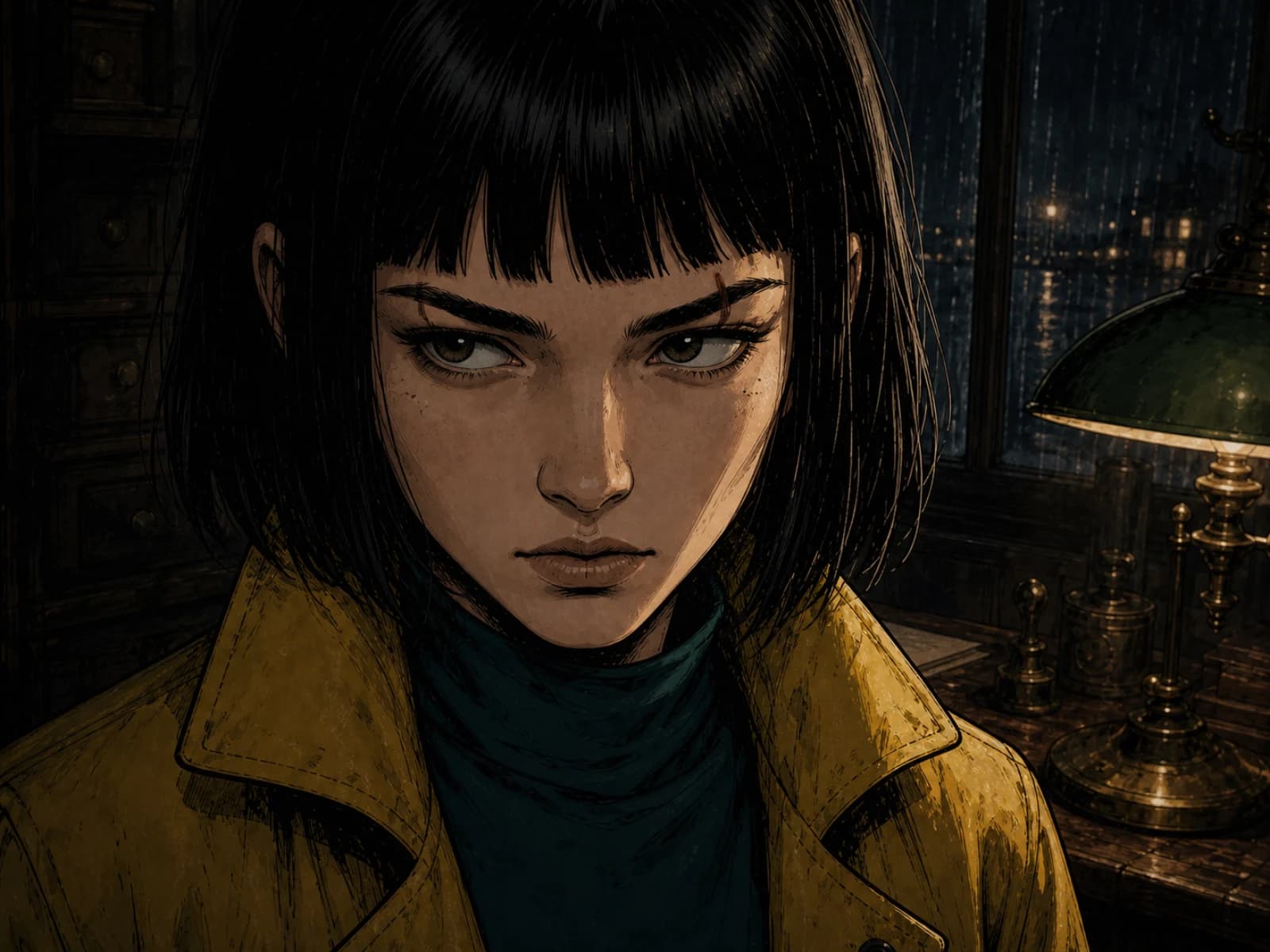 The Lantern Courier, panel 08: reaction