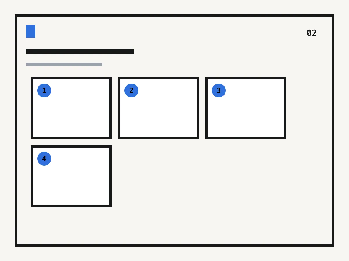Three-column comic grid with gutters