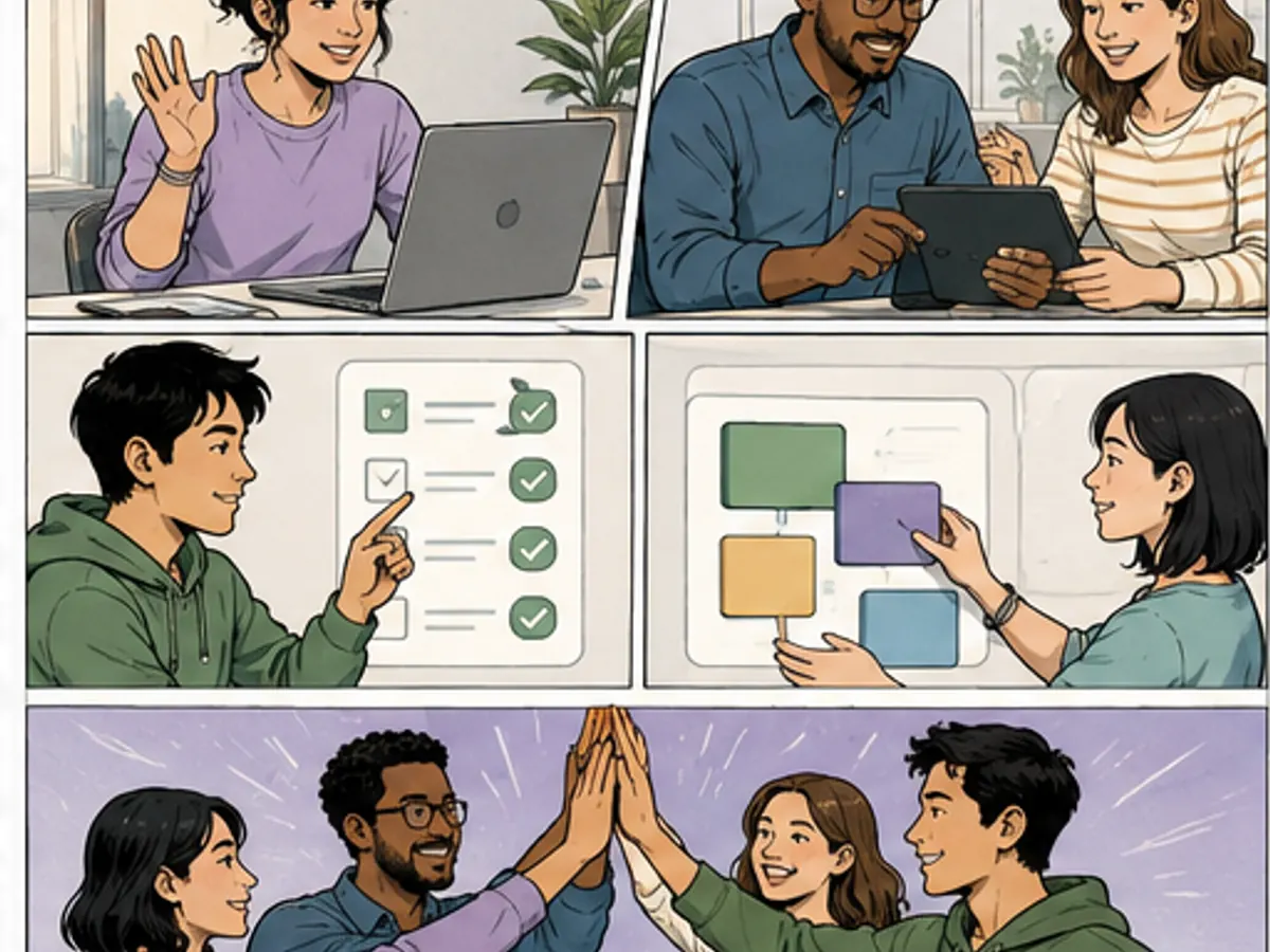 Small team learning a generic workflow tool